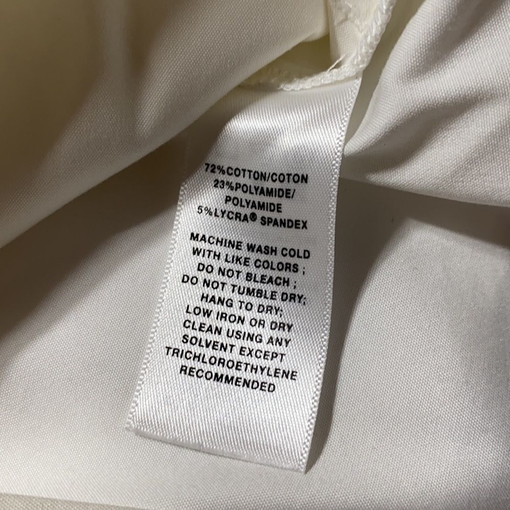 Lafayette 148  Cotton Bernice  Mandarin Collar Button Down Tunic‎ With Pockets M - Picture 10 of 11